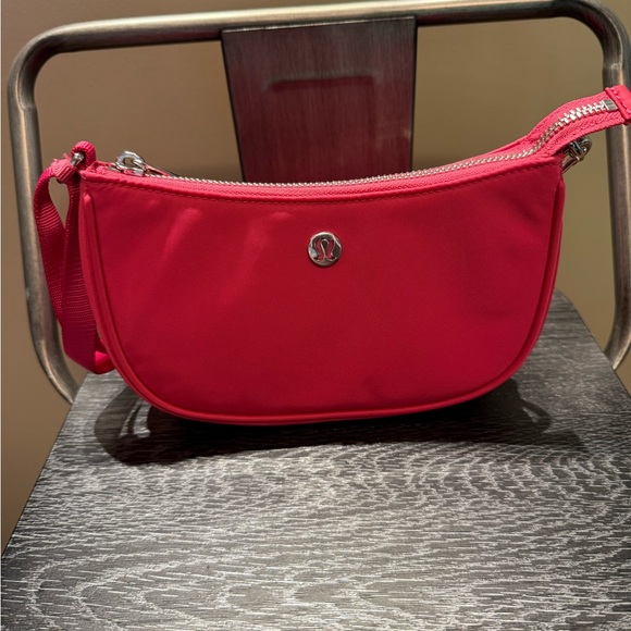 lululemon athletica Handbags - Lululemon Athletica Bold Pink Crossbody Bag